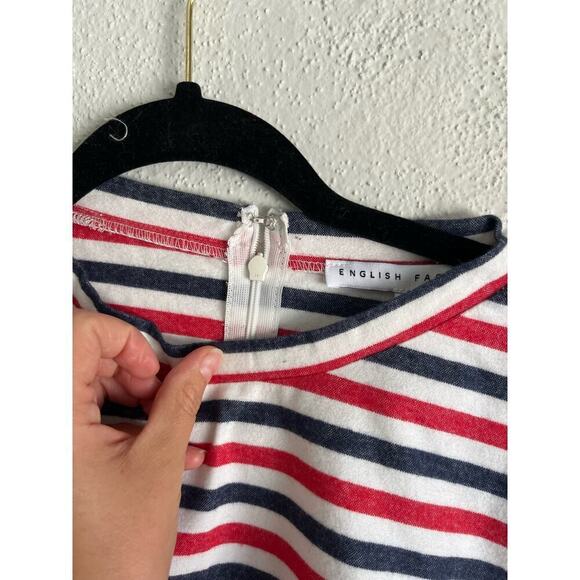 Anthropologie English Factory Woman  Striped Knit Ruffled Peplum Blouse … - Picture 6 of 12